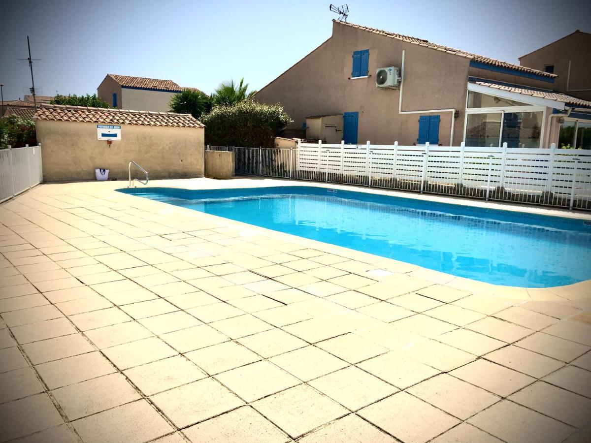 De La Clape A La Mer Mon Petit Pavillon Labellise - F2- Piscine Commune - Wifi Gratuit- Parking Prive - Arrivee Autonome - 800 M Plage - Grande Terrasse Abritee Vent - Saint-Pierre-la-Mer  Екстериор снимка
